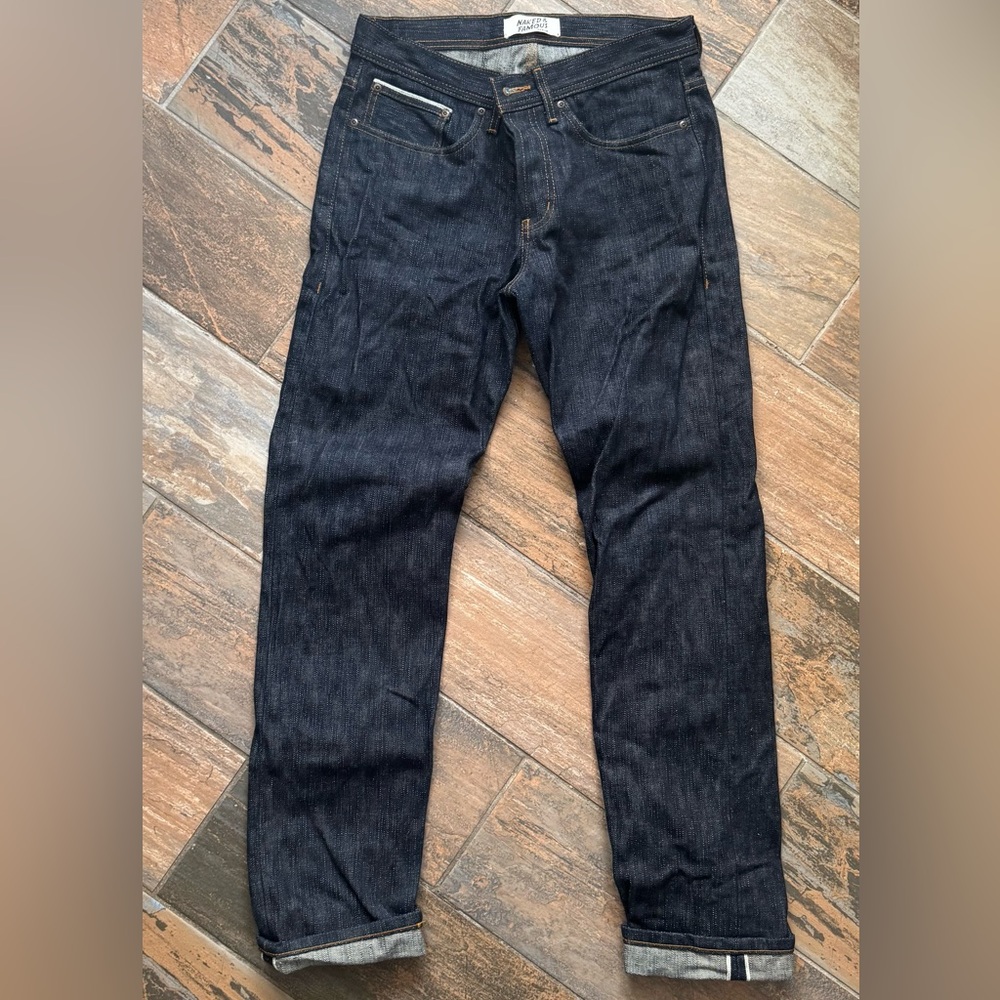Naked & Famous - Weird Guy jeans NWOT. Okayama Spirit 4 - Indigo